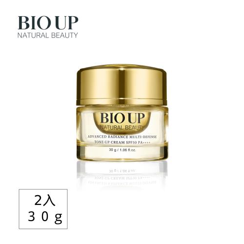 BIO UP 自然美 全效防護光采素顏霜SPF50 PA++++ 30g *2入