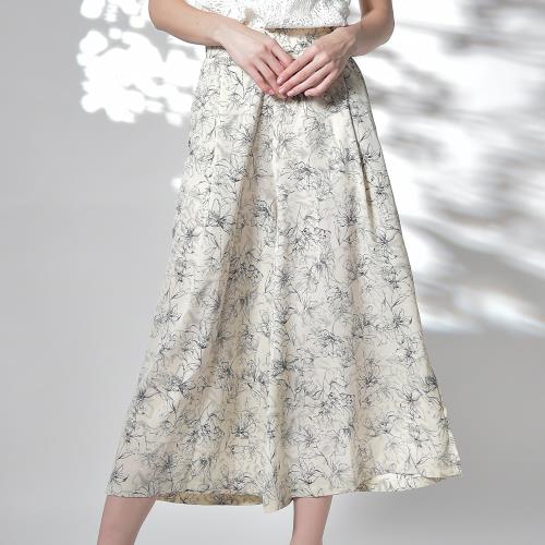 (4件組) CLARE日本限定涼感花漾修身褲裙