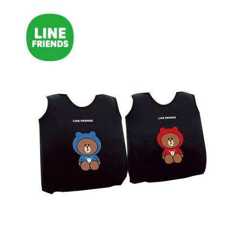 【LINE FRIENDS】熊大帽T背心椅套組 LN-19005 (2入) 台灣製