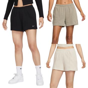【下殺】Nike 短褲 女裝 中腰 毛巾圈 黑/灰綠/米【運動世界】HF6941-010/HF6941-320/HF6941-104