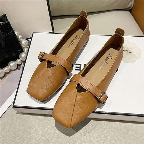 【Alice】現貨36碼極致酷感通勤淑女好走鞋(包鞋/懶人鞋/樂福鞋/平底鞋)