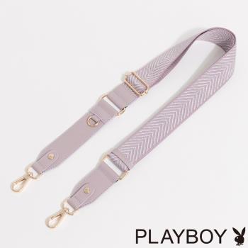 PLAYBOY - 織帶背帶 PLAYBOY織帶背帶系列 - 紫色