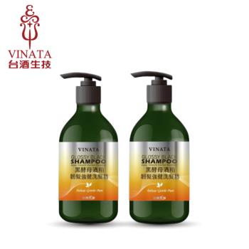 【臺酒生技】黑酵母酒粕韌髮強健洗髮精 500ml 2入組
