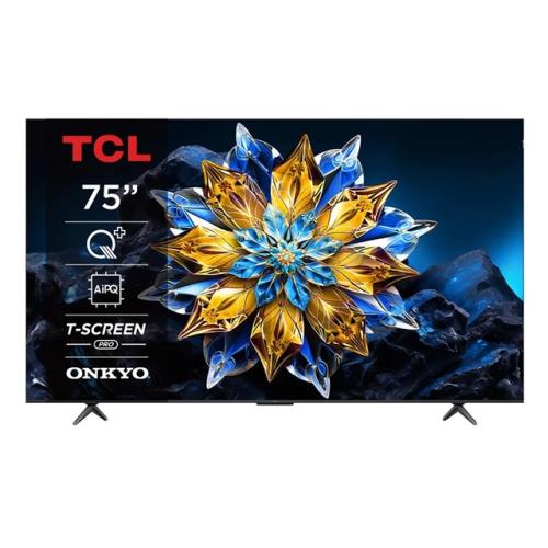 TCL 75型 75C655 PRO  4K QLED PRO Google TV 量子智能連網液晶顯示器 -含桌上安裝 樓層費跨區費另計