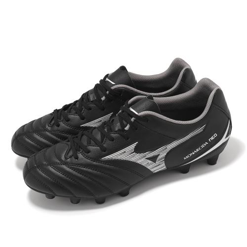 Mizuno 足球鞋 Monarcida Neo III Select 男鞋 寬楦 黑白 人工草皮 運動鞋 美津濃 P1GA2425-03