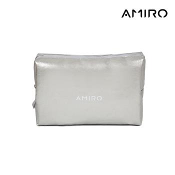 【AMIRO】化妝包-銀色 /收納包/盥洗包/衛浴包