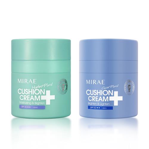 【MIRAE未來美】瞬白/保濕氣墊霜SPF30 (30ml/瓶) 任選 x2