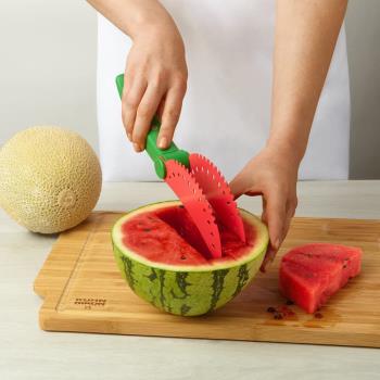 【瑞康屋Kuhn Rikon】瑞士趣味西瓜切片器/切西瓜/水果切塊取肉分割器