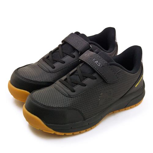 【ROAD EASY 路益】男 3E寬楦護趾抗衝擊防穿刺多功能防護工作鞋 MIT台灣製造 黑棕 71377