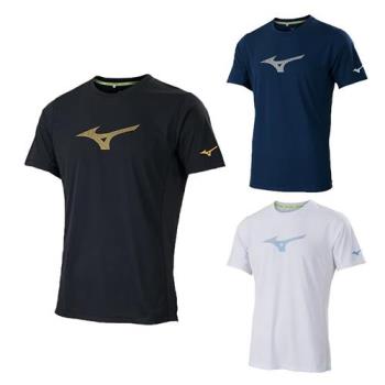 Mizuno 美津濃 短袖上衣 男裝 Logo 黑/藍/白【運動世界】J2TAB50209/J2TAB50212/J2TAB50201