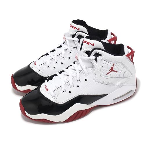Nike 休閒鞋 Jordan B Loyal 男鞋 白 黑 紅 漆皮 喬丹 氣墊 315317-160