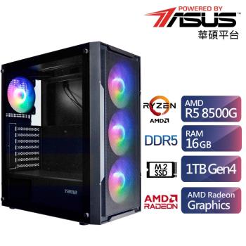 技嘉A620平台R5六核效能電腦 (R5-8500G/16G/1TB)【ET2GH5022A】