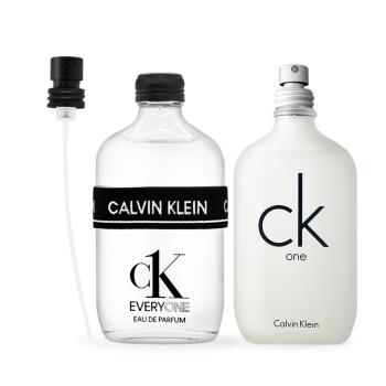 Calvin Klein CK EVERYONE 中性淡香精(100ml)+CK ONE 中性淡香水(100ml)-TESTER