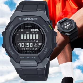 CASIO G-SHOCK 藍芽連線 運動電子腕錶 GBD-300-1
