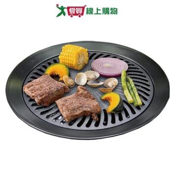 妙管家 不沾烤盤(31x31x3.5cm)臺灣製 好清洗 好收納攜帶 料理烤肉用具【愛買】