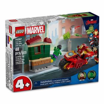 LEGO樂高積木 76287 202408 超級英雄系列 - Iron Man with Bike and The Hulk(MARVEL)