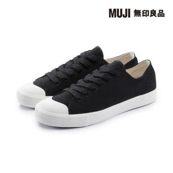 撥水加工舒適休閒鞋 黑色【MUJI 無印良品】