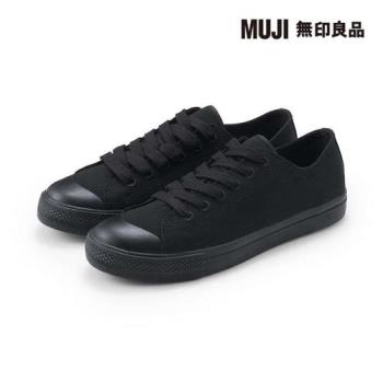 撥水加工舒適休閒鞋 黑紋樣【MUJI 無印良品】
