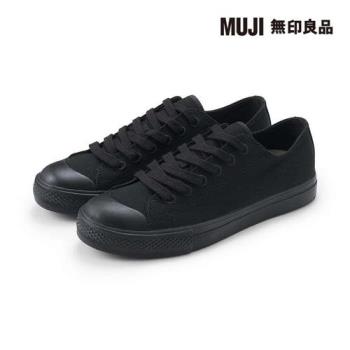 撥水加工舒適休閒鞋 黑紋樣【MUJI 無印良品】