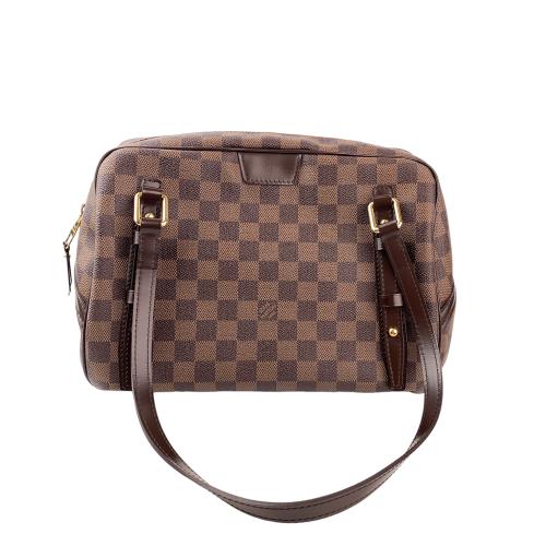9成新【LV】經典棋盤格 Montorgueil Damier 保齡球肩背包 展示品