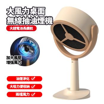FJ 大風力桌面無線抽油煙機 HY2
