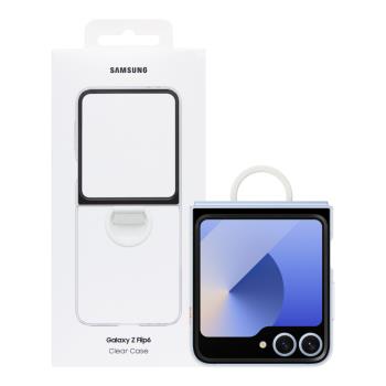 SAMSUNG Galaxy Z Flip6 原廠透明保護殼 - 指環扣 (EF-QF741)