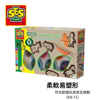 荷蘭SES 幼兒DIY系列 環保創意黏土7色-24919