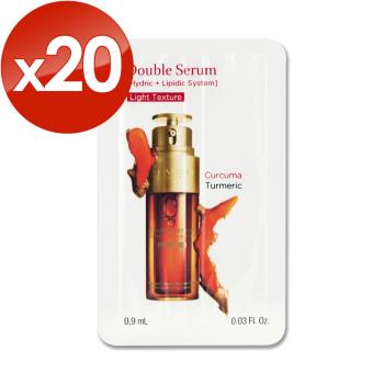 【CLARINS 克蘭詩】黃金雙激萃-清爽版 0.9ml x 20