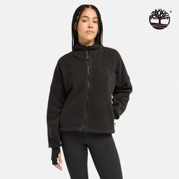 任-Timberland 女款黑色Polartec®抓絨外套│A5ZF7001