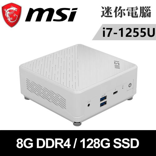 微星 Cubi 5 12M-043BTW-SP8 白(i7-1255U/8G DDR4/128G PCIE)特仕版