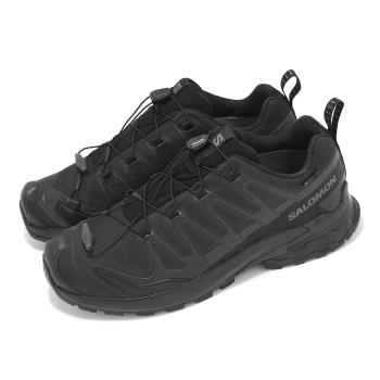 Salomon 戶外鞋 XA PRO 3D V9 GTX WIDE 男鞋 寬楦 黑 防水 抽繩 休閒鞋 薩洛蒙 L47277000