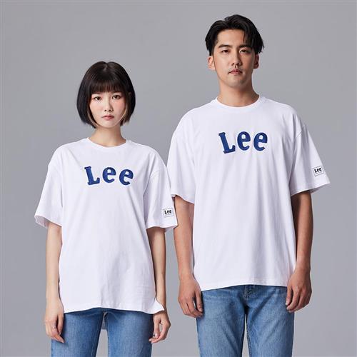 Lee 男女同款 寬鬆版 刺繡大LOGO 袖身織標 短袖T恤 | Modern & FITS’ EM ALL