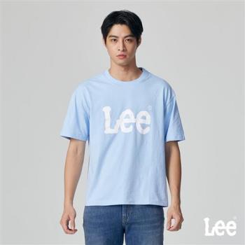Lee 男款 韓系寬版 經典大LOGO 短袖T恤 | Modern