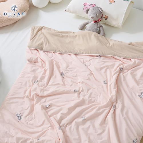 【DUYAN 竹漾】Cool-Fi 極涼 膠原蛋白抗菌兒童涼被 / 杏桃茸兔