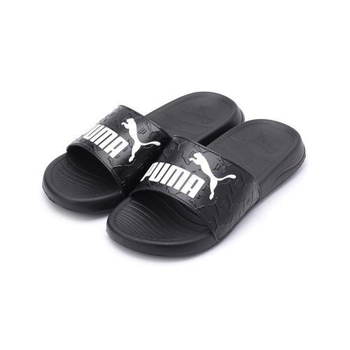 PUMA POPCAT 20 SUPERLOGO 浮雕運動拖鞋 黑 39542001 男鞋 鞋全家福