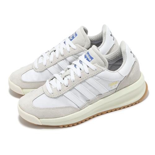 adidas 休閒鞋 SL 72 RTN 男鞋 女鞋 白 灰 麂皮 拼接 復古 情侶鞋 愛迪達 ID1031