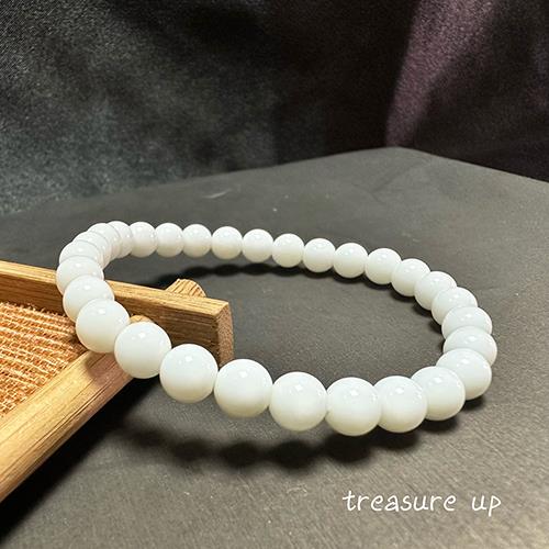 喨喨飾品】寧靜柔和白瑪瑙手鍊A804|其他|ETMall東森購物網