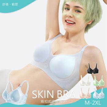 【10衣綾】超薄網紗空氣杯無鋼圈內衣 KDW-8561(零負重/可調式肩帶/集中/全包覆/涼感紗/M-2XL/淺藍)