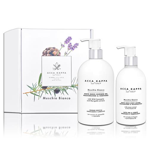 Acca Kappa 白麝香香水洗沐芳香組(沐浴乳500ML+身體乳300ML)