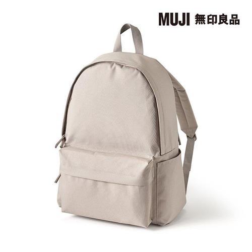 可減輕肩膀負擔撥水加工後背包 淺米【MUJI 無印良品】