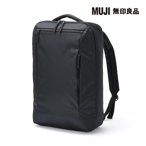 可減輕肩膀負擔撥水加工商務後背包 黑色【MUJI 無印良品】