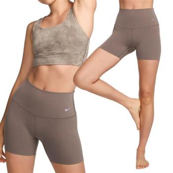 Nike NK DF ZENVY HR 5IN Short 女款 咖啡色 運動 緊身 低強度 短褲 FN3157-004