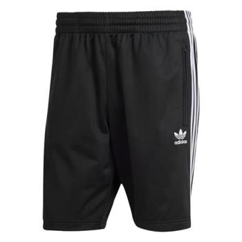 【下殺】Adidas 短褲 男裝 拉鍊口袋 三葉草 黑【運動世界】IU2368