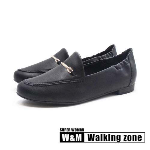 WALKING ZONE SUPER WOMAN輕巧柔軟莫卡辛 女鞋-黑色