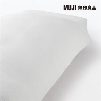 萊賽爾混二重紗織被套/雙人/柔白【MUJI 無印良品】