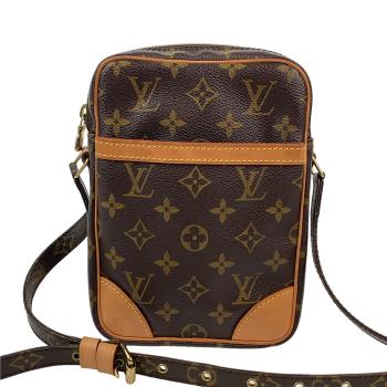 9成新【LV】經典老花 Danube Shoulder Bag Monogram相機包 展示品