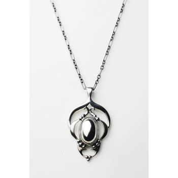 【Georg Jensen 喬治傑生】2016年度放大版純銀項鍊