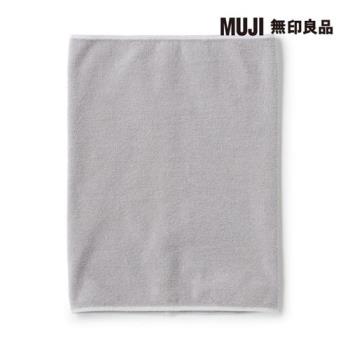 伸縮頭用毛巾/灰【MUJI 無印良品】