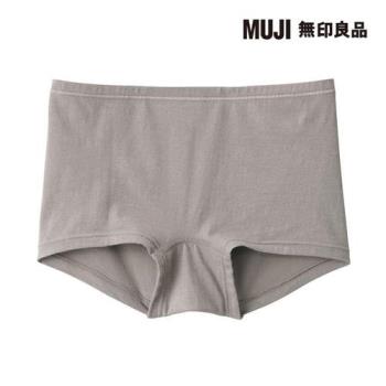 女彈性平口內褲 摩卡棕【MUJI 無印良品】