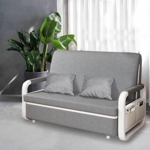 【AOTTO】北歐風質感折疊沙發床-單人加大120公分
